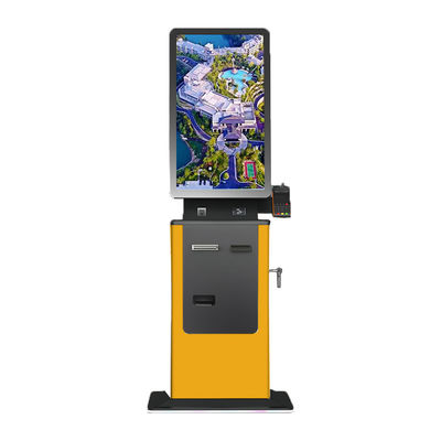 Touch Screen Thermal Printer Interactive Cash Payment Kiosk for Hotel ATM Machine