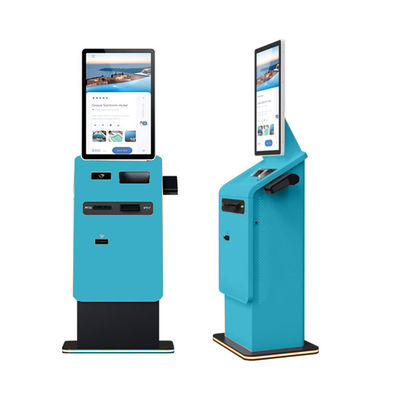 Self Service Kiosk with 1920*1080 Resolution Multiple Payment Methods and Passport Scanner Terminal