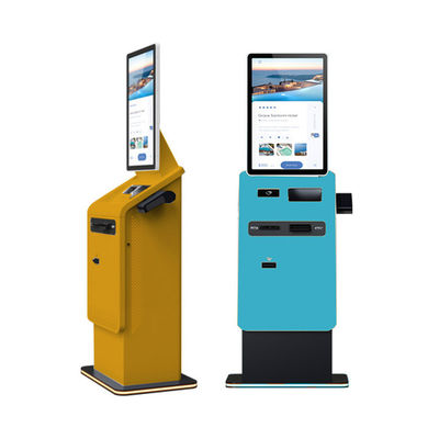Self Check-in Kiosk for Airline Ticket Payment Passport Check and Hotel Card Dispensing