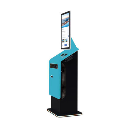 Self Service Kiosk Touch Screen Cash Accepting Checkout Self Service Cash and Coin Acceptor Payment Kiosk Terminal