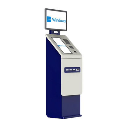 Crtly 32 Inch Self Parking Payment Kiosk With Cash Passport Scanner Check In Hotel Card Dispenser Kiosk