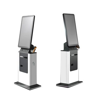 Crtly 32'' Self Service Touch Screen Kiosk Terminal for Ticket Printing and Payment