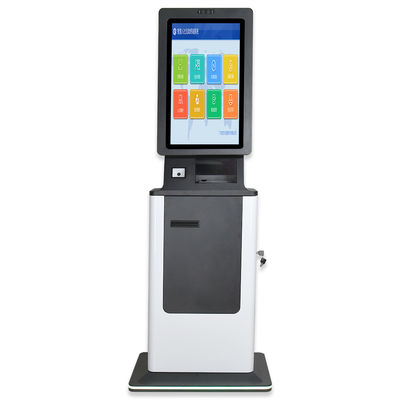 Self Payment Kiosk Manufacturer , Self Service Ticket Dispenser Machine With Bill Acceptor
