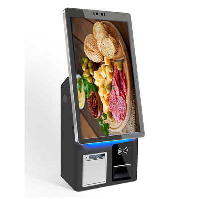 Fast Food 21.5 24 32 Inch Touch Screen POS Self Checkout Machine Self ...