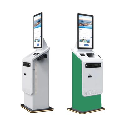 Hotel Check In Kiosk With Passport Scanner And Customizable Design
