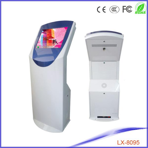 Multi Function Touch Screen Floor Standing Kiosk For Information Display