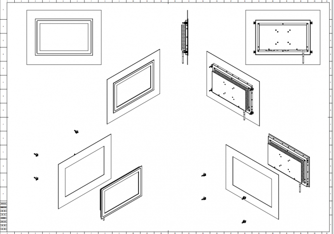 Installation Method of Touch Screen Monitor and PC