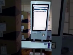 Window Interactive Touch Screen Kiosk Payment Checkout Touch Screen Ordering System