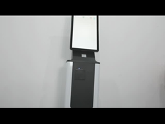 21.5 Inch Self Service Kiosk Touch Screen Vertical Terminal White Query Card