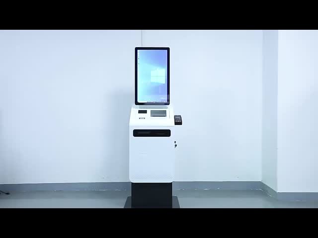 Restaurant Self Service Kiosk with Thermal Printer Barcode Scanner ...
