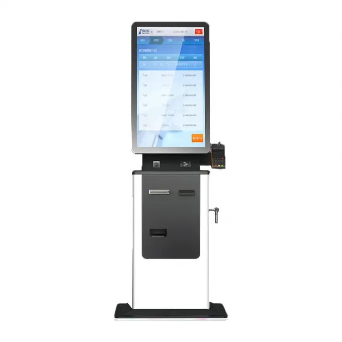 32 Inch Self Service Cash Kiosk with Passport Reader and Touch Screen ...