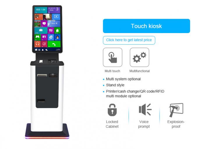 Customizable Restaurant Kiosks With Self Service Ticket Printing And ...